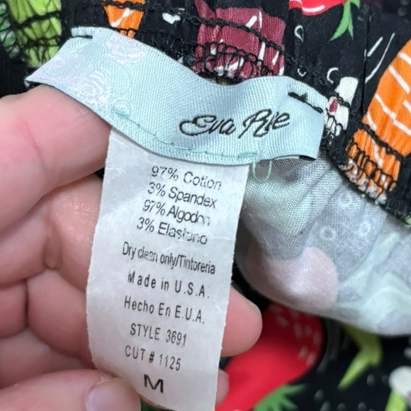 Eva rose vegetable print halter dress - Picture 2 of 7